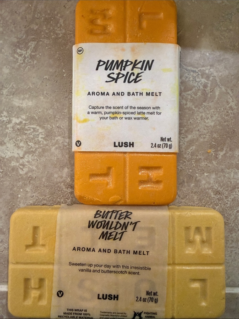 Lush Pumpkin Spice & Butter Wouldn’t Melt Duo - Aroma and Bath Melt. Rare find!